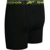 imageReebok Boys Boxer Briefs  8 Pack Performance Soft Stretch Breathable 5 Inseam Boxer Briefs Boys Underwear 618All Black