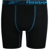 imageReebok Boys Boxer Briefs  8 Pack Performance Soft Stretch Breathable 5 Inseam Boxer Briefs Boys Underwear 618All Black