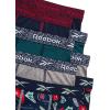 imageReebok Boys Boxer Briefs  8 Pack Performance Soft Stretch Breathable 5 Inseam Boxer Briefs Boys Underwear 618Maritime BlueLight Grey MelangeDark Sea
