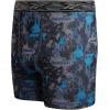 imageReebok Boys Boxer Briefs  8 Pack Performance Soft Stretch Breathable 5 Inseam Boxer Briefs Boys Underwear 618PrintBlue DanubeBlackBlue Danube Print