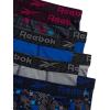 imageReebok Boys Boxer Briefs  8 Pack Soft Comfort Performance Stretch Breathable 5 Inseam Boxer Briefs Boys Underwear 618Black PrintStone GreySurf the Web