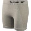 imageReebok Boyshort Underwear for Women  6 Pack Seamless Boy Shorts Panties for Women Sizes SXL Extended Plus Size 1X3XDust RoseGreyBlack