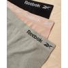 imageReebok Boyshort Underwear for Women  6 Pack Seamless Boy Shorts Panties for Women Sizes SXL Extended Plus Size 1X3XDust RoseGreyBlack