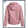 imageReebok Girls Windbreaker Jacket  Lightweight Wind and Water Resistant Insulated Girls Jacket with Storm Cuff Sleeves ampamp HoodDusty Rose