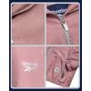 imageReebok Girls Windbreaker Jacket  Lightweight Wind and Water Resistant Insulated Girls Jacket with Storm Cuff Sleeves ampamp HoodDusty Rose