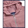 imageReebok Girls Windbreaker Jacket  Lightweight Wind and Water Resistant Insulated Girls Jacket with Storm Cuff Sleeves ampamp HoodDusty Rose