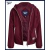 imageReebok Girls Windbreaker Jacket  Lightweight Wind and Water Resistant Insulated Girls Jacket with Storm Cuff Sleeves ampamp HoodMaroon