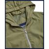 imageReebok Girls Windbreaker Jacket  Lightweight Wind and Water Resistant Insulated Girls Jacket with Storm Cuff Sleeves ampamp HoodSage