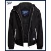 imageReebok Girls Windbreaker Jacket  Lightweight Wind and Water Resistant Insulated Girls Jacket with Storm Cuff Sleeves ampamp HoodSolid Black