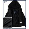 imageReebok Girls Windbreaker Jacket  Lightweight Wind and Water Resistant Insulated Girls Jacket with Storm Cuff Sleeves ampamp HoodSolid Black