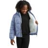 imageReebok Girls Winter Coat  Heavyweight Quilted Sherpa Fur Lined Cropped Parka Puffer Jacket  Warm Winter Coats for GirlsHaze Blue