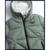imageReebok Girls Winter Coat  Heavyweight Quilted Sherpa Fur Lined Cropped Parka Puffer Jacket  Warm Winter Coats for GirlsSage