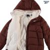 imageReebok Girls Winter Coat  Heavyweight Quilted Sherpa Lined Parka Puffer Jacket  Warm Winter Jackets for GirlsCognac