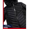 imageReebok Girls Winter Jacket  Weather Resistant Hooded Quilted Puffer Parka Girls Jacket  Lightweight Warm Winter CoatBlack
