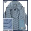 imageReebok Girls Winter Jacket  Weather Resistant Hooded Quilted Puffer Parka Girls Jacket  Lightweight Warm Winter CoatCloudy Blue