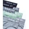 imageReebok Hipster Panties for Women  8 Pack Stretch Performance Seamless Underwear with Relaxed Tagless Waist SXLSharkskinLilyBlack