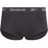 imageReebok Womens Briefs  6 Pack Performance High Waisted Seamless Underwear for Women Sizes SXL Extended Plus Size 1X3XBlackBlackened Pearl