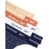 imageReebok Womens Thongs  8 Pack Performance Stretch GString Thongs for Women  Breathable No Show Sexy Lingerie UnderwearTanClayNatural SpacedyeEvening BlueJacquard