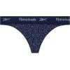 imageReebok Womens Thongs  8 Pack Performance Stretch GString Thongs for Women  Breathable No Show Sexy Lingerie UnderwearTanClayNatural SpacedyeEvening BlueJacquard