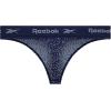 imageReebok Womens Thongs  8 Pack Performance Stretch GString Thongs for Women  Breathable No Show Sexy Lingerie UnderwearTanClayNatural SpacedyeEvening BlueJacquard