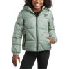 imageReebok Girls Winter Coat  Heavyweight Quilted Sherpa Fur Lined Cropped Parka Puffer Jacket  Warm Winter Coats for GirlsSage