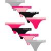 imageReebok Womens Thongs  8 Pack Performance Stretch GString Thongs for Women  Breathable No Show Sexy Lingerie UnderwearFuschia PurpleLight Grey MelangeBlackPink Lady