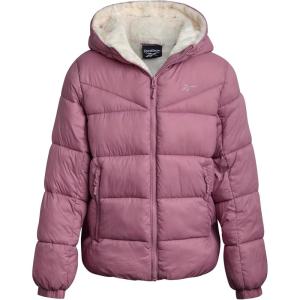 imageReebok Girls Winter Coat  Heavyweight Quilted Sherpa Lined Parka Puffer Jacket  Warm Winter Jackets for GirlsOrchid Pink