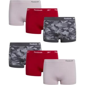 imageReebok womens Rdw 6pk S Bs RegPlsLight Rose GreyCrismonBlack Jacquard