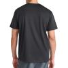 imageReebok Mens Lightning Short Sleeve Crewneck TShirtBlack Heather