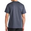 imageReebok Mens Lightning Short Sleeve Crewneck TShirtEbony Heather