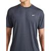 imageReebok Mens Lightning Short Sleeve Crewneck TShirtEbony Heather