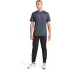 imageReebok Mens Lightning Short Sleeve Crewneck TShirtEbony Heather