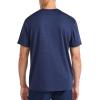 imageReebok Mens Lightning Short Sleeve Crewneck TShirtVector Navy Heather