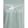 imageReebok Mens Locker Graphic Crewneck TShirt Standard Fit Lightweight CottonPoly FabricVintage Moss