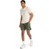 imageReebok Mens Outline Short Sleeve Crewneck TShirt Standard Fit Lightweight CottonPoly Jersey FabricPumice Stone