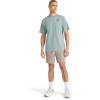 imageReebok Mens Peak Short Sleeve TShirt Standard Fit Lightweight CottonPoly FabricVintage Moss