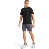imageReebok Mens Schematic Short Sleeve Crewneck TShirt Standard Fit Lightweight CottonPoly Jersey FabricBlack