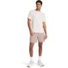 imageReebok Mens Schematic Short Sleeve Crewneck TShirt Standard Fit Lightweight CottonPoly Jersey FabricPumice Stone