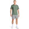 imageReebok Mens Showdown Short Sleeve Crewneck TShirtDuck Green Heather