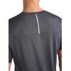 imageReebok Mens Showdown Short Sleeve Crewneck TShirtEbony Heather