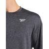 imageReebok Mens Showdown Short Sleeve Crewneck TShirtEbony Heather