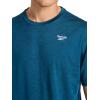 imageReebok Mens Showdown Short Sleeve Crewneck TShirtMajolica Blue Heather