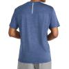 imageReebok Mens Showdown Short Sleeve Crewneck TShirtWashed Indigo Heather