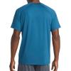 imageReebok Mens Sonic Bolt Raglan Crewneck TShirt Standard Fit Lightweight Cool Touch Jersey FabricMajolica Blue