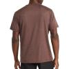 imageReebok Mens Strike Short Sleeve Crewneck TShirt Standard Fit Lightweight Stretch Poly Jersey FabricBracken Heather