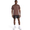 imageReebok Mens Strike Short Sleeve Crewneck TShirt Standard Fit Lightweight Stretch Poly Jersey FabricBracken Heather