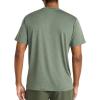 imageReebok Mens Strike Short Sleeve Crewneck TShirt Standard Fit Lightweight Stretch Poly Jersey FabricDuck Green Heather