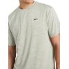 imageReebok Mens Strike Short Sleeve Crewneck TShirt Standard Fit Lightweight Stretch Poly Jersey FabricIceberg Green Heather
