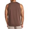 imageReebok Mens Triathlon Scoop Neck Tank Top Standard Fit Lightweight CottonPoly Jersey FabricBracken