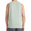 imageReebok Mens Triathlon Scoop Neck Tank Top Standard Fit Lightweight CottonPoly Jersey FabricIceberg Green